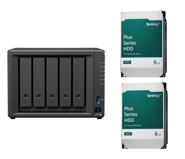 Synology DS1525+ (2x 6TB HDD HAT3300-6T) - 1470347 - zdjęcie